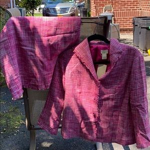 Skirt and matching suit jacket